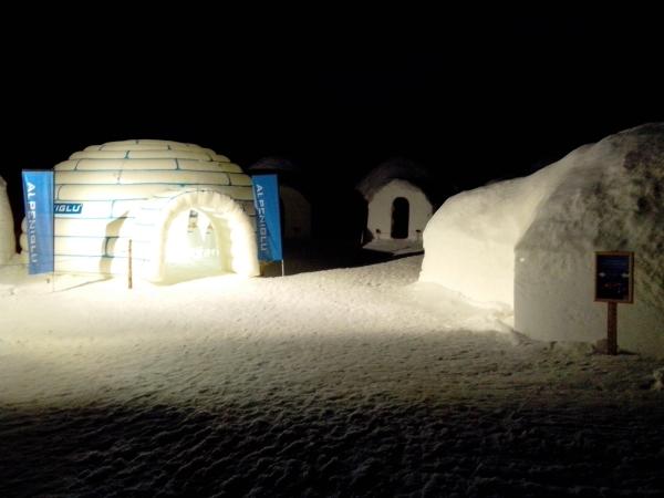 In Hochbrixen gibt seit einigen Jahren ein Schneehotel