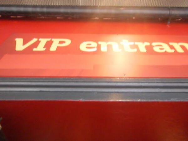 Wir durften dank vorab gekaufter Tickets aber zum VIP-Eingang - ohne Wartezeit.